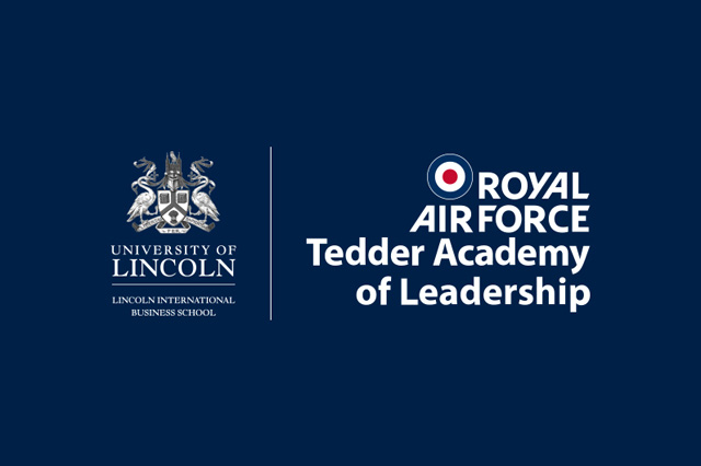 ϹӰԺ and RAF Tedder Academic of Leadership logos